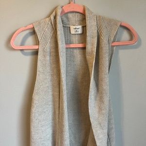 Wilfred knitted long vest